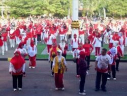 Semarak HJKS ke-156, Ratusan Warga Padati Cangehgar Ikuti Senam KORMI