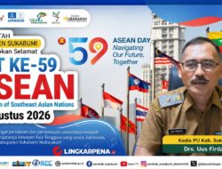 HUT ASEAN ke-59, Dinas PU Sukabumi Tekankan Semangat Kolaborasi untuk Perkuat Pembangunan