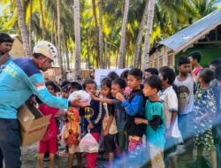 Aksi Nyata PLN Sukabumi dan YBM Bantu Korban Bencana NTT Pulih dari Trauma