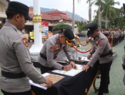 Rotasi di Lingkungan Polres Sukabumi, 14 Personel Dapat Penugasan Baru