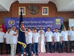 Resmi Dilantik, PWI Kabupaten Sukabumi Periode 2026–2029 Siap Jalankan Visi MASAGI